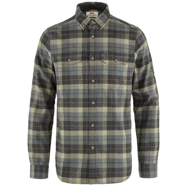 Fjllrven Singi Heavy Flannel Shirt Super Grey-Stone Grey