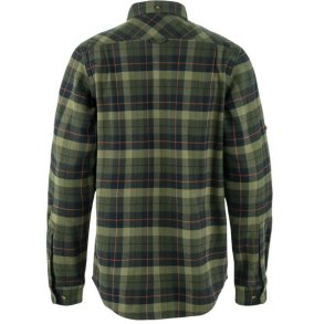 Fjllrven Singi Heavy Flannel Shirt Black-Deep Forest