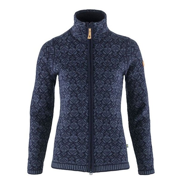 Fjllrven Snow Cardigan W Dark Navy