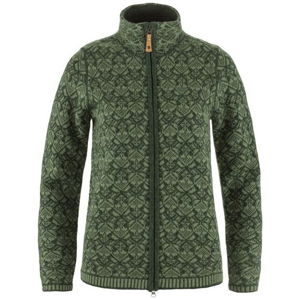 Fjllrven Snow Cardigan W Deep Forest