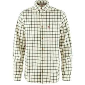 Fjllrven vik Flannel Shirt Chalk White-Laurel Green