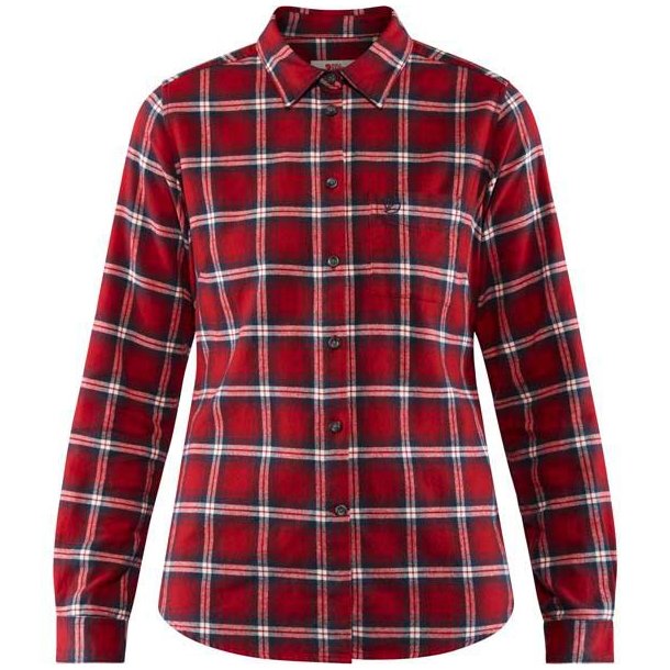 Fjllrven vik Flannel Shirt W Deep Red