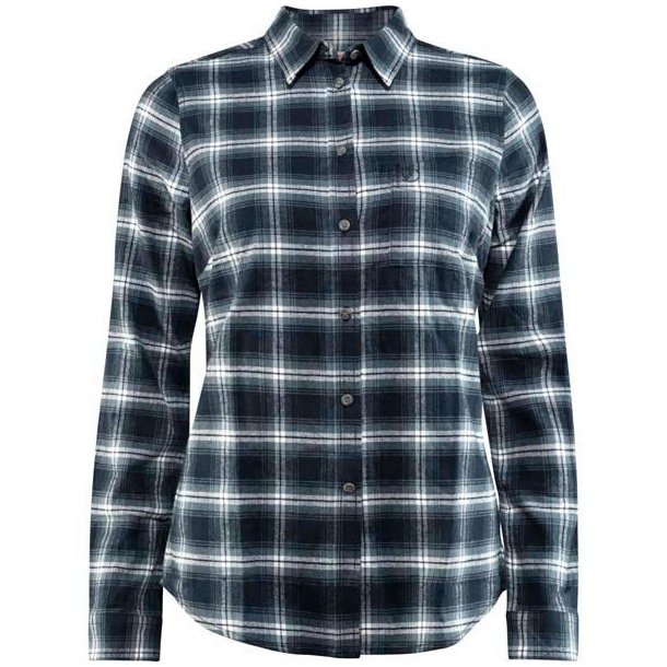 Fjllrven vik Flannel Shirt W Dark Navy