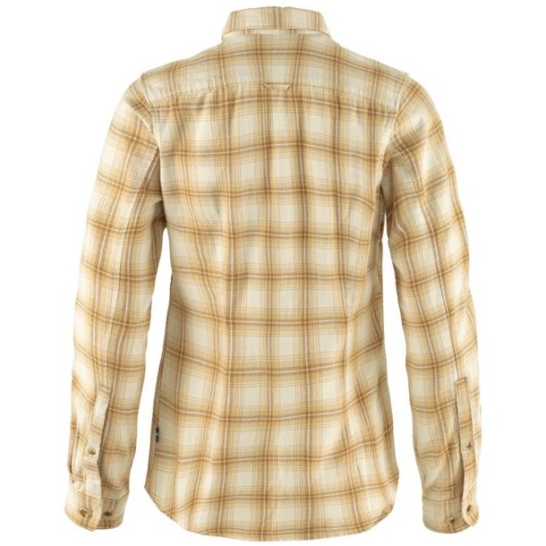 Fjllrven vik Flannel Shirt W Chalk White-Dune Beige
