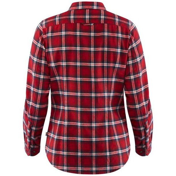 Fjllrven vik Flannel Shirt W Deep Red