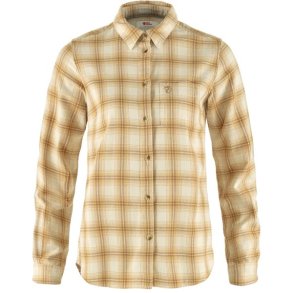 Fjllrven vik Flannel Shirt W Chalk White-Dune Beige