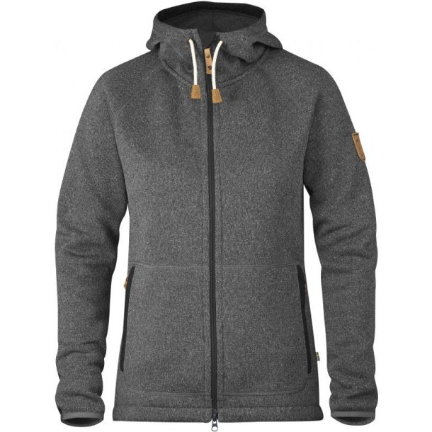 Fjllrven vik Fleece Hoodie W Dark Grey