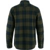Fjllrven vik Heavy Flannel Shirt Deep Forest-Dark Navy