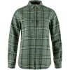 Fjllrven vik Heavy Flannel Shirt W Patina Green-Deep Patina