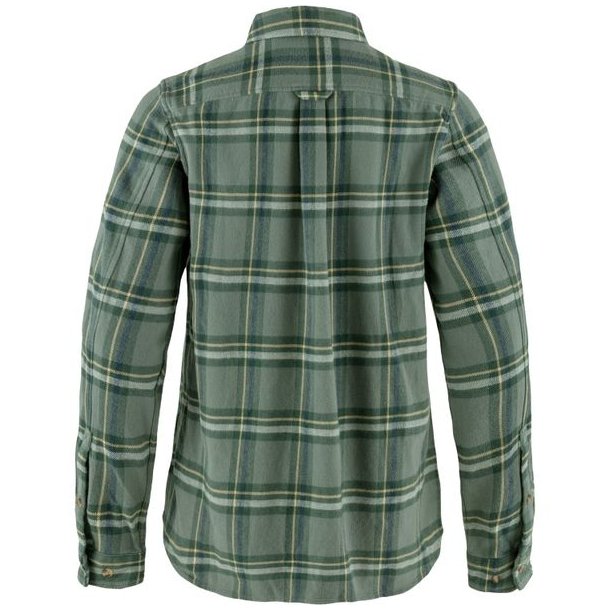 Fjllrven vik Heavy Flannel Shirt W Patina Green-Deep Patina
