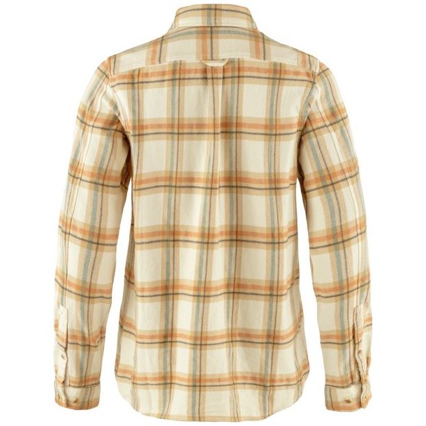 Fjllrven vik Heavy Flannel Shirt W Chalk White-Dune Beige