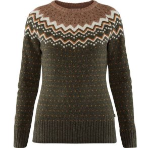 Fjllrven vik Knit Sweater W Deep Forest