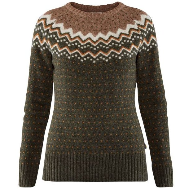 Fjllrven vik Knit Sweater W Deep Forest