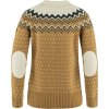 Fjllrven vik Knit Sweater W Buckwheat Brown-Chalk White