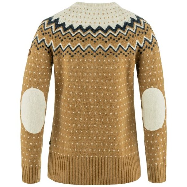Fjllrven vik Knit Sweater W Buckwheat Brown-Chalk White