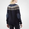 Fjllrven vik Knit Sweater W Dark Navy