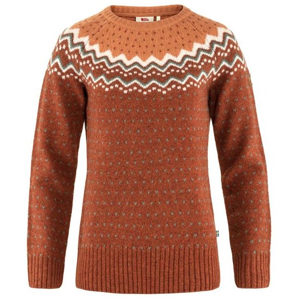 Fjllrven vik Knit Sweater W Autumn Leaf-Desert Brown