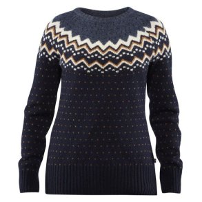 Fjllrven vik Knit Sweater W Dark Navy