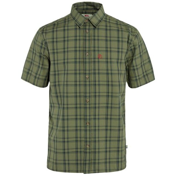 Fjllrven vik Lite Shirt SS Green-Dark Navy