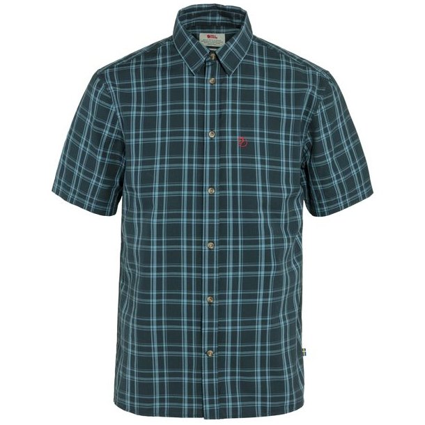 Fjllrven vik Lite Shirt SS Dark Navy-Dawn Blue