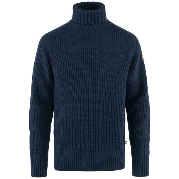 Fjällräven Övik Roller Neck Sweater Dark Navy