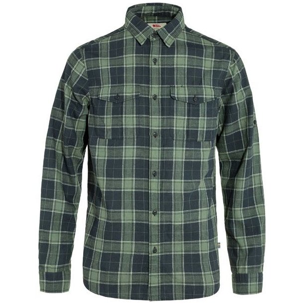 Fjllrven vik Travel Shirt LS Dark Navy-Patina Green