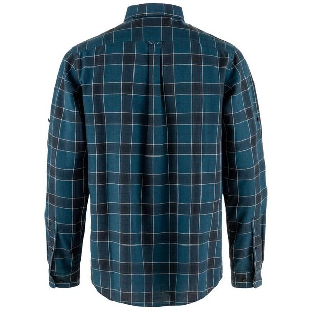 Fjllrven vik Travel Shirt LS Indigo Blue-Dark Navy