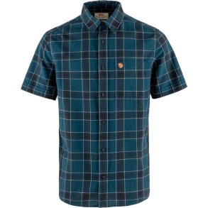 Fjällräven Övik Travel Shirt SS Indigo Blue-Dark Navy