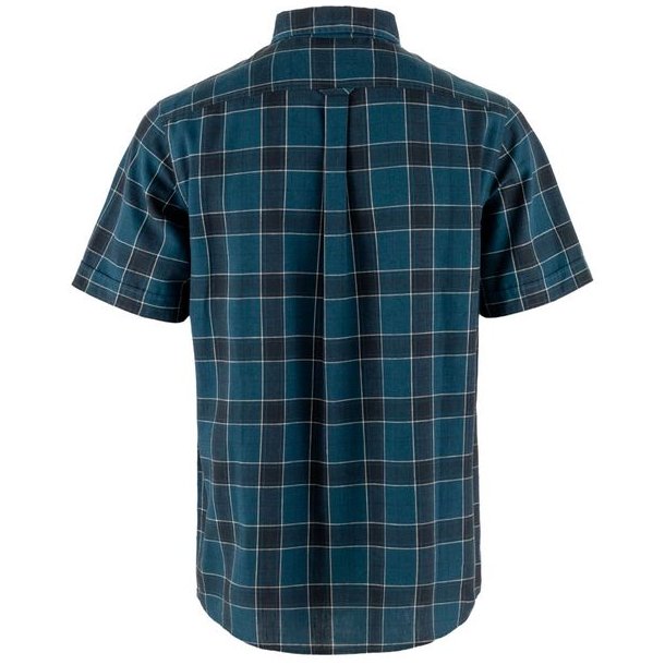 Fjllrven vik Travel Shirt SS Indigo Blue-Dark Navy