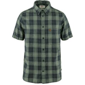 Fjllrven vik Travel Shirt SS Dark Navy-Patina Green