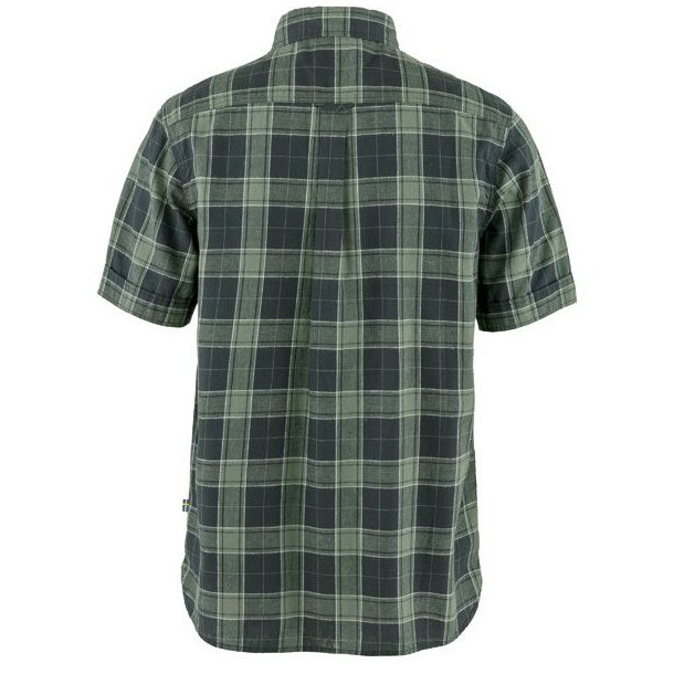 Fjllrven vik Travel Shirt SS Dark Navy-Patina Green