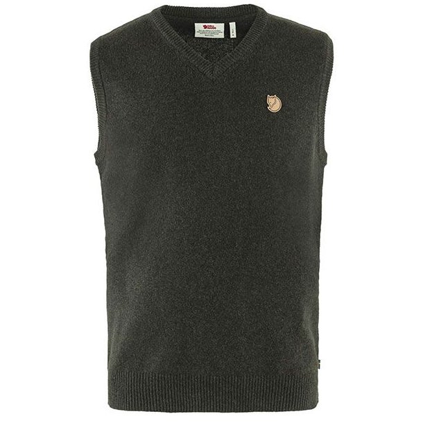 Fjllrven vik Wool Vest Dark Grey