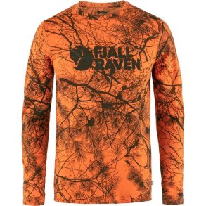 Fjllrven Vrmland Wool LS T-Shirt Orange Multi Camo