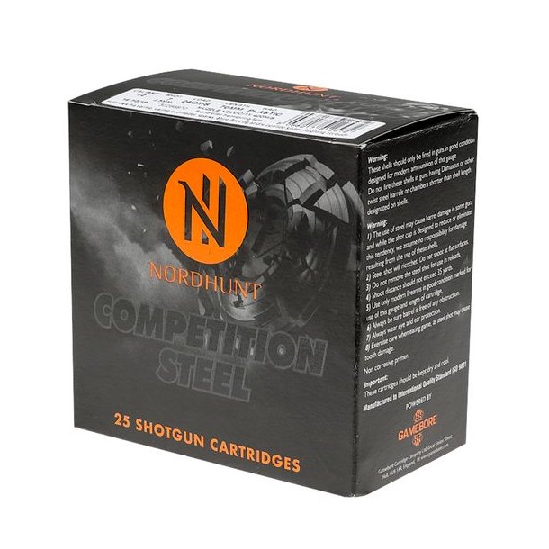 Gamebore Nordhunt 12/70 Str 7/24gram 25 stk Flugtskydningspatron