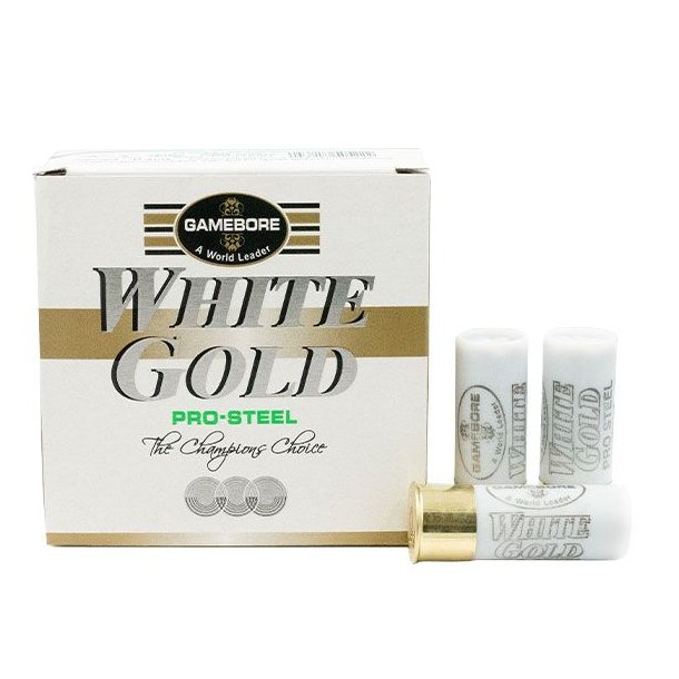 Gamebore White Gold 12/70 Str 7/28gram 25 stk Flugtskydningspatron