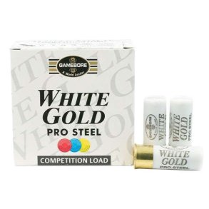 Gamebore White Gold 12/70 Str 8/24gram 25 stk Flugtskydningspatron