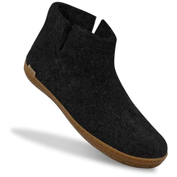 Glerups Boot Hjemmesko Med Gummisl Charcoal