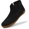 Glerups Boot Hjemmesko Med Gummisl Charcoal
