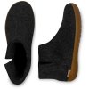 Glerups Boot Hjemmesko Med Gummisl Charcoal