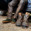 Glerups Slip-on Hjemmesko Med Gummisl Forest
