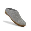 Glerups Slip-on Hjemmesko Med Gummisl Grey