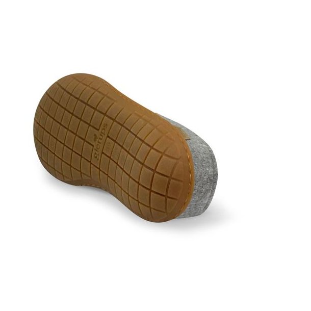 Glerups Slip-on Hjemmesko Med Gummisl Grey
