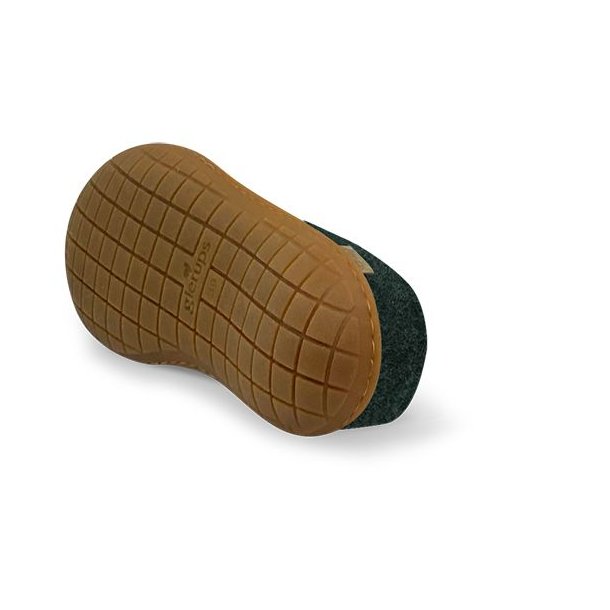 Glerups Slip-on Hjemmesko Med Gummisl Forest