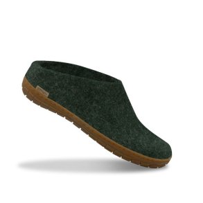Glerups Slip-on Hjemmesko Med Gummisl Forest
