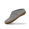Glerups Slip-on Hjemmesko Med Gummisl Grey