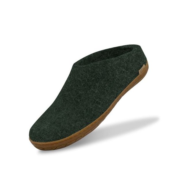 Glerups Slip-on Hjemmesko Med Gummisl Forest