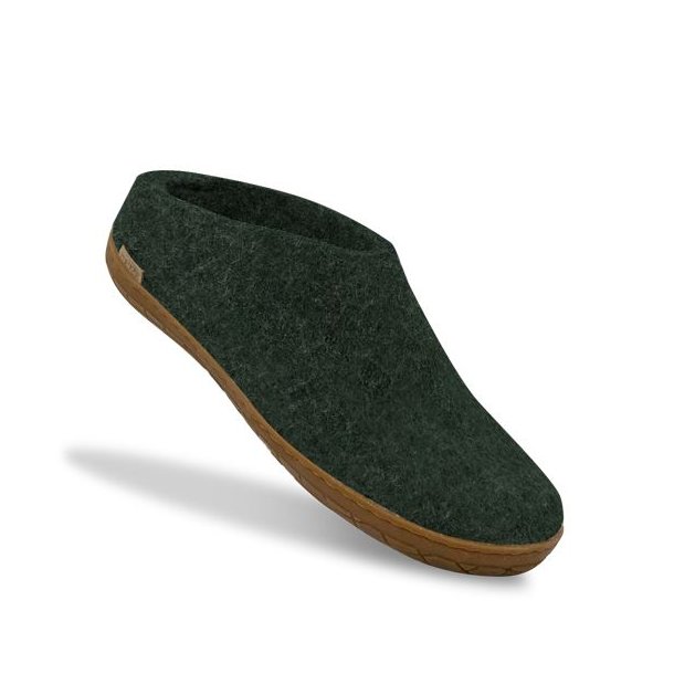 Glerups Slip-on Hjemmesko Med Gummisl Forest