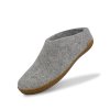 Glerups Slip-on Hjemmesko Med Gummisl Grey