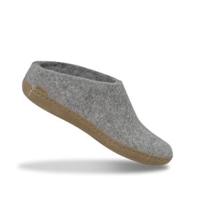 Glerups Slip-on Hjemmesko Med Ldersl Grey