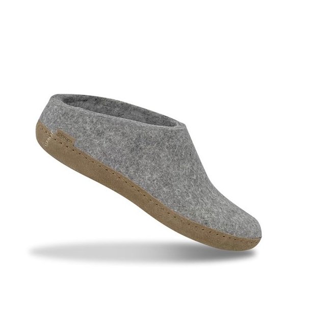 Glerups Slip-on Hjemmesko Med Ldersl Grey